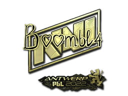Boombl4 (Gold) CS2 Sticker