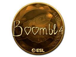 Boombl4 (Gold) CS2 Sticker