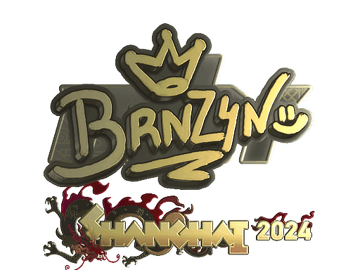 brnz4n (Gold) CS2 Sticker