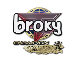 broky (Champion) CS2 Sticker