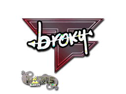 broky (Glitter) CS2 Sticker