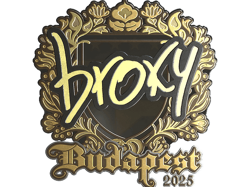broky (Gold) CS2 Sticker