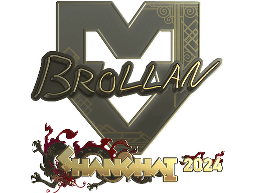 Brollan (Gold) CS2 Sticker