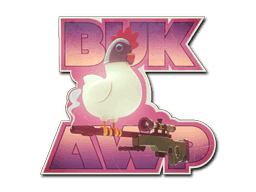 BukAWP CS2 Sticker