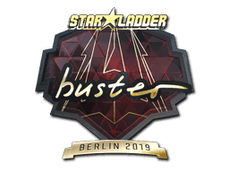 buster (Gold) CS2 Sticker