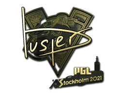 buster (Gold) CS2 Sticker