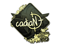cadiaN (Gold) CS2 Sticker
