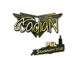 cadiaN (Gold) CS2 Sticker