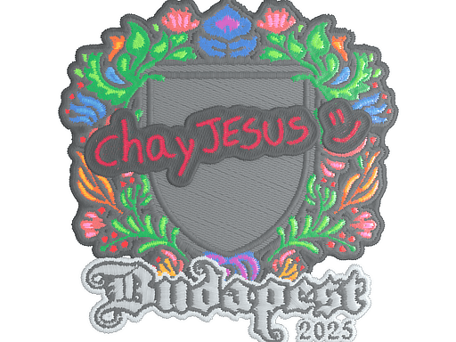 chayJESUS (Embroidered) CS2 Sticker