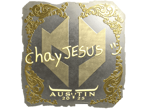 chayJESUS (Gold) CS2 Sticker