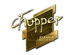 chopper (Gold) CS2 Sticker