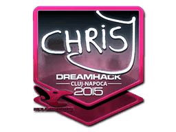 chrisJ (Foil) CS2 Sticker