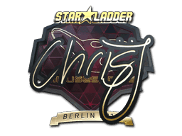 chrisJ (Gold) CS2 Sticker