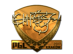 chrisJ (Gold) CS2 Sticker
