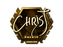 chrisJ (Gold) CS2 Sticker