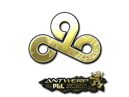Cloud9 (Gold) CS2 Sticker