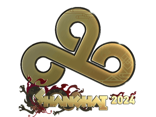 Cloud9 (Gold) CS2 Sticker