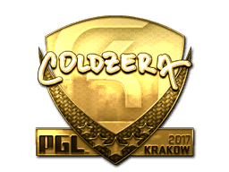 coldzera (Gold) CS2 Sticker