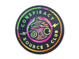 Conspiracy Club (Holo) CS2 Sticker