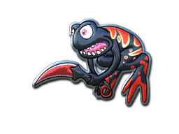 Crimson Web Poison Frog (Foil) CS2 Sticker