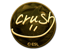 crush (Gold) CS2 Sticker