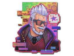 Cyber Romanov (Holo) CS2 Sticker