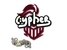 Cypher (Glitter) CS2 Sticker