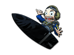Dark Water Surf Ava (Foil) CS2 Sticker