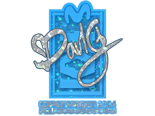 dav1g (Glitter) CS2 Sticker