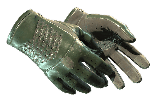 Driver Gloves Racing Green (Well-Worn)
