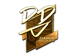 DD (Gold) CS2 Sticker