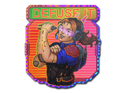 Defuse It (Holo) CS2 Sticker