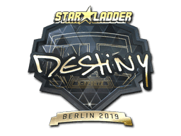 DeStiNy (Gold) CS2 Sticker