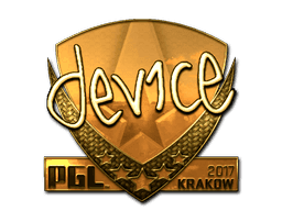 device (Gold) CS2 Sticker