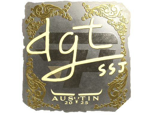 dgt (Gold) CS2 Sticker