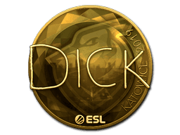 DickStacy (Gold) CS2 Sticker