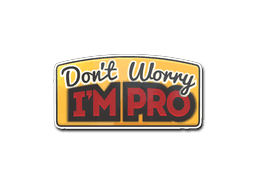 Don't Worry, I'm Pro CS2 Sticker