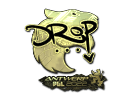 drop (Gold) CS2 Sticker