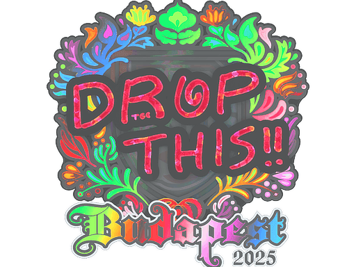 drop (Holo) CS2 Sticker