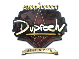 dupreeh (Gold) CS2 Sticker
