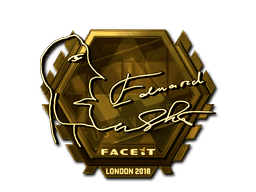 Edward (Gold) CS2 Sticker