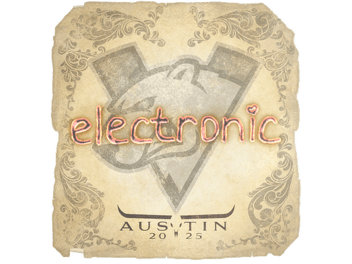electronic CS2 Sticker