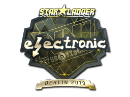 electronic (Gold) CS2 Sticker