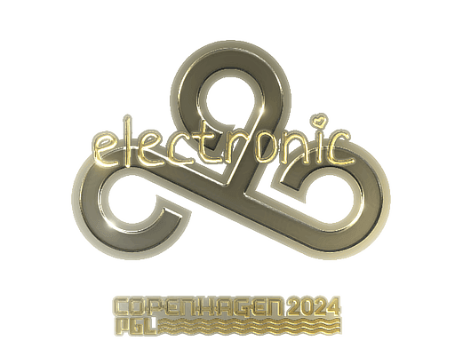 electronic (Gold) CS2 Sticker