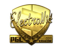 electronic (Gold) CS2 Sticker