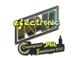 electroNic (Holo) CS2 Sticker