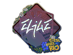 EliGE (Glitter) CS2 Sticker