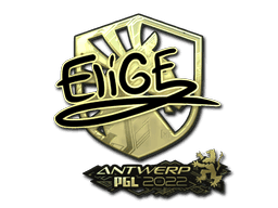 EliGE (Gold) CS2 Sticker