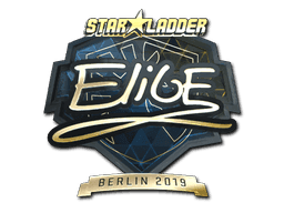 EliGE (Gold) CS2 Sticker