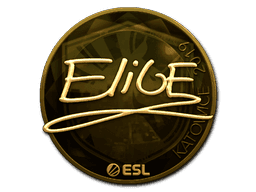 EliGE (Gold) CS2 Sticker